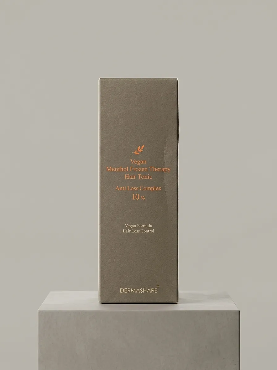 DERMASHARE VEGAN MENTHOL FROZEN THERAPY HAIR TONIC ANTI LOSS COMPLEX 10%
